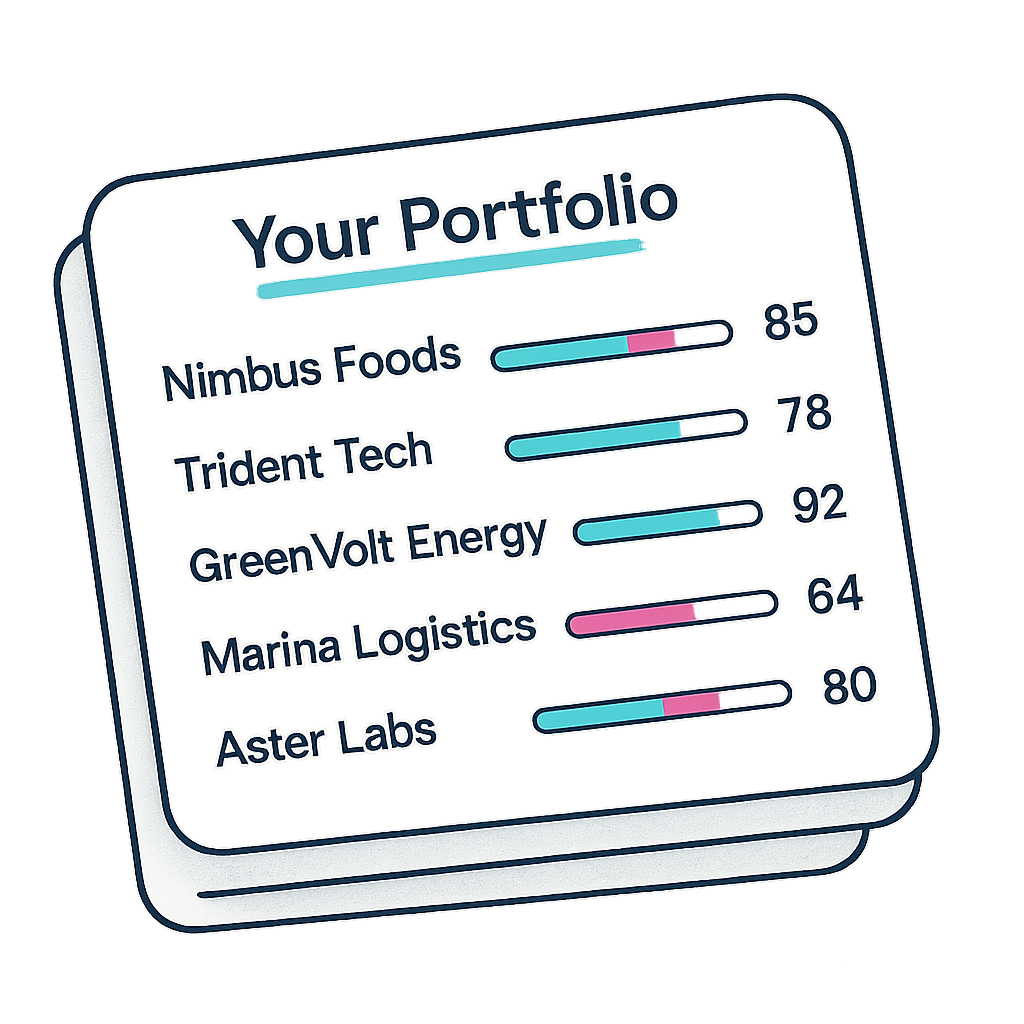 Portfolio rebalancing visualization